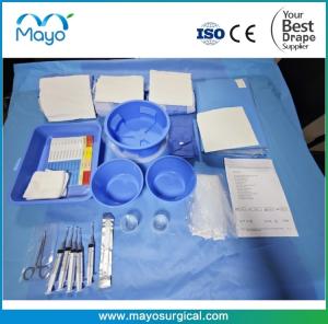 China Disposable Sterile Angiographic Kits With Angio Drape Multi Hole wholesale