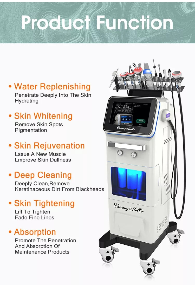 Deep Cleaning Hydra Beauty Machine 10 In 1 Microdermabrasion Skin Care