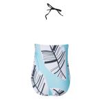 Tiered Layer Tie a Knot Front Top With Low waist Bikini swimsuit high cut
