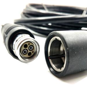 China 100 meter SMPTE Fiber Connector Hybrid Fiber Optic Cable wholesale