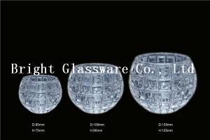 China new product glass candle holders for weddings wholesale