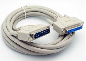 China 25 Pin DB25 Male to Female extension Printer Cable wholesale