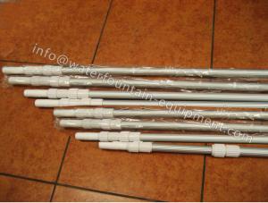 China Corrugated Surface Swimming Pool Accessories Telescopic Pole 0.8mm Thick 2 X 240cm wholesale