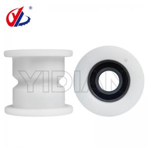 China 60mm Saw Spare Parts Nylon Swing Arm Wheel For Sliding Table Panel Saw on sale