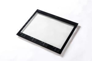 China Oven Mark White Printing 3.2mm Heat Reflective Low E Glass wholesale