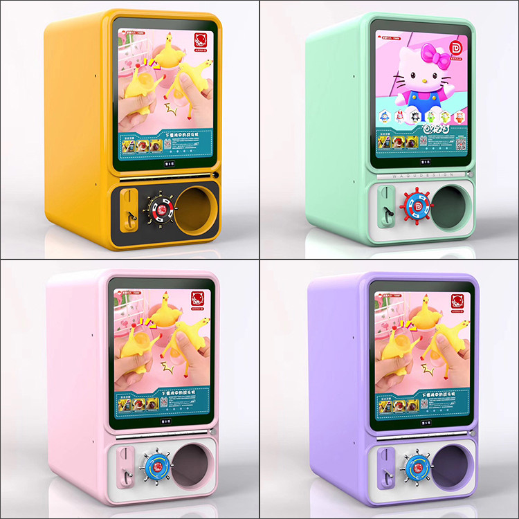 Japanese Gacha Vending Machine Prize Candy Automatic Coin Operated Mini Capsule Toy Gashapon Machines