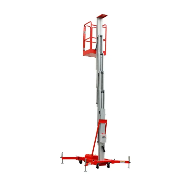 Aluminum Mast Lift Platform Single Column Aerial Work Lift Platform