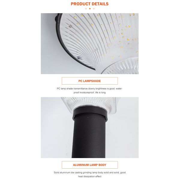 Factory Supply Wholesale Waterproof Outdoor Led Solar Garden Light