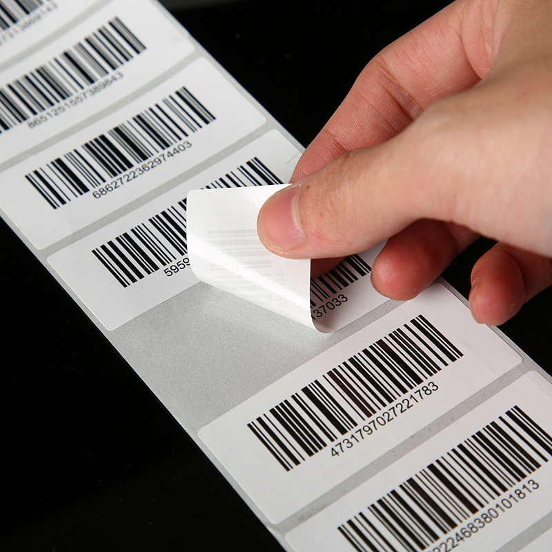 High Quality Factory Custom Barcode Roll Adhesive Sticker Label
