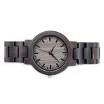Creative Natural Black Mens Wooden Watch Waterproof CE ROHS Approved