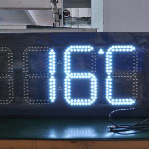China Outdoor 12 Inches GPS Digital LED Clock Display Outdoor 5000-8000cd/M2 wholesale