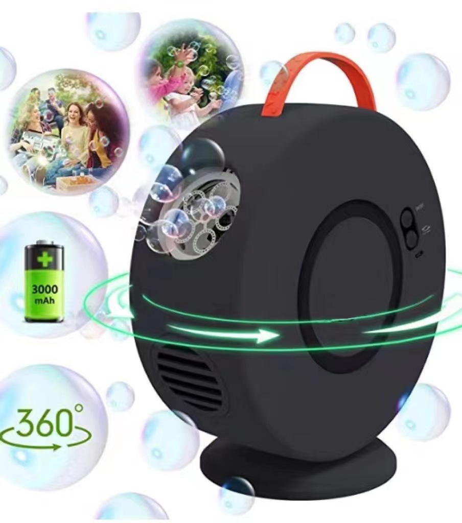 Other Educational Toys Fully Automatic 360 Degree Rotation Outdoor Circular Bubble Machine