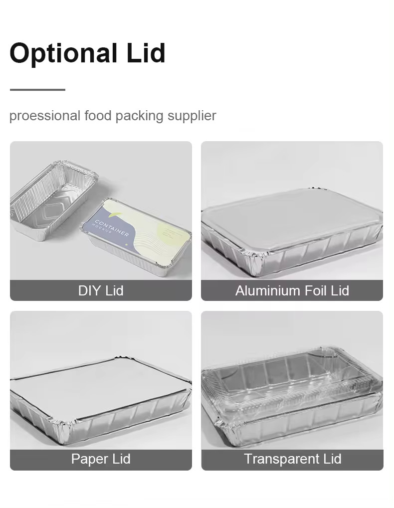 Aluminum Steam Table Shallow 9 X 13 " Foil Pans Half SIze Oblong Container
