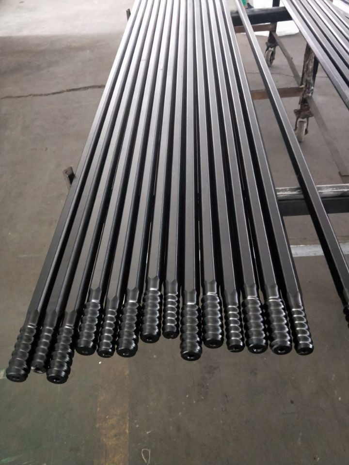 Hex 25 Drifter Rod Speed Rod Shank End rod R25 Length 610-3600mm For Mining