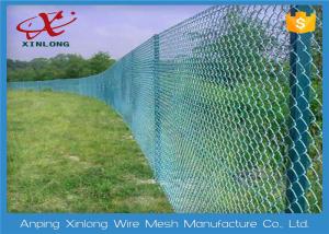 China Strong RAL Colors Metal Chain Link Fence Good Protection Characteristic wholesale