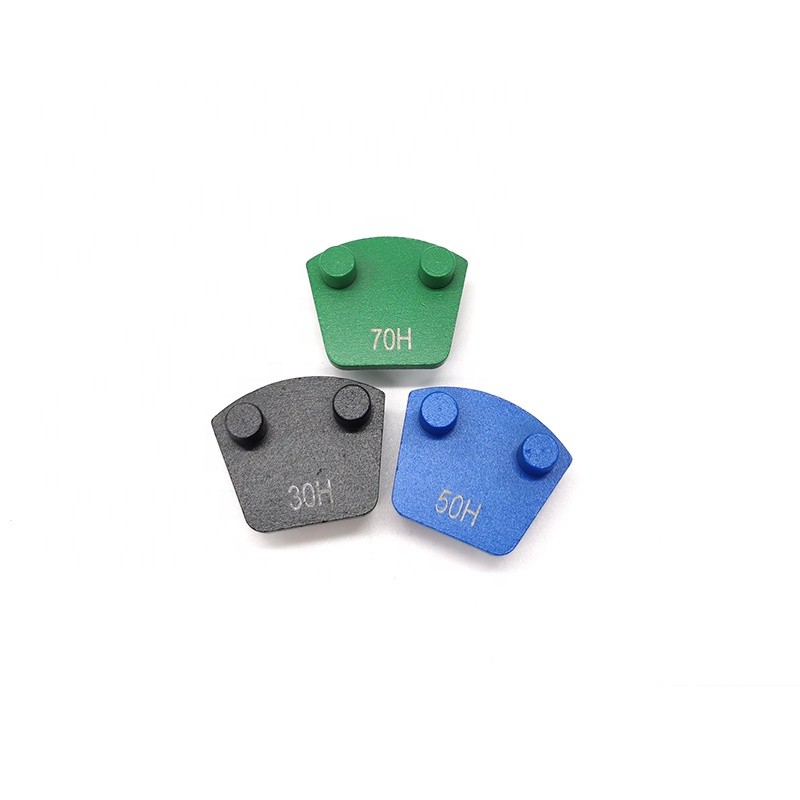 10mm Concrete Diamond Tools 80# Concrete Grinding Shoes For Werkmaster Machine