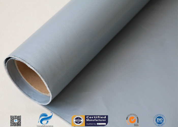 Electrical Insulation Silicone Fiberglass Fabric / Glass Fibre Cloth Fire Resistant