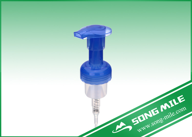 40/410,43/410 Blue Plastic Foam Pump Liquid Soap Pump For Care