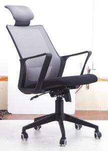 China Durable High Back Rolling Chair , Sturdy Modern Secretary Chair With Arms wholesale