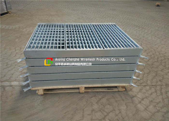 Parking Lots Steel Grate Drain Cover High Strength Hot Dip Galvanizing