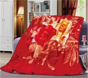 China Manufacture Custom 3D Printed Blankets 100% Polyester Super Soft Touch wholesale