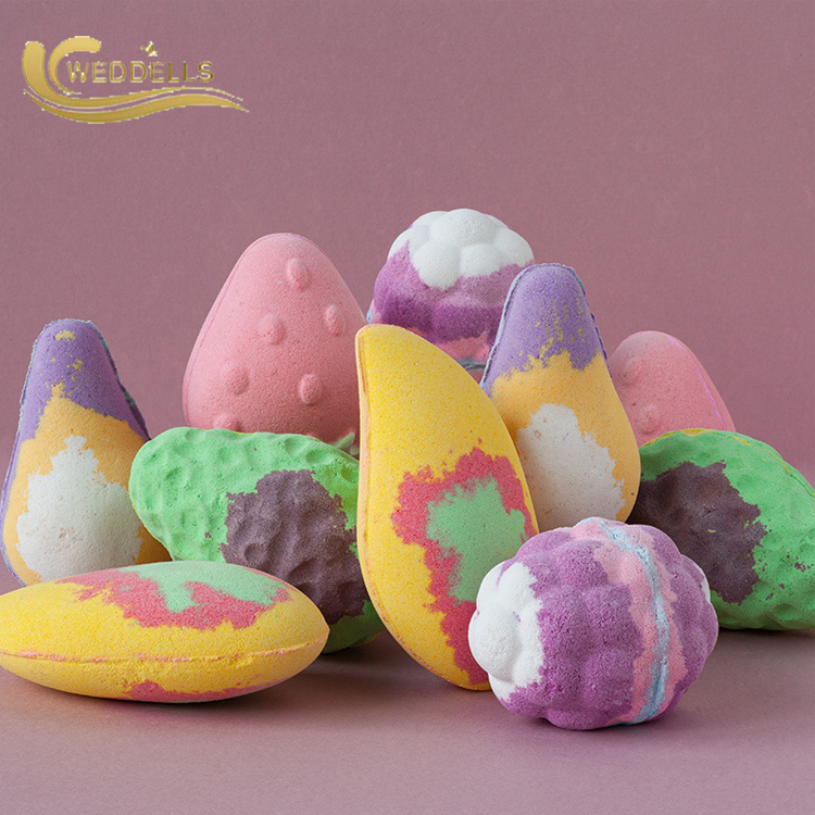 120g Natural Vegan Hemp Fizzy Custom Bath Bombs For Valentine 's Day
