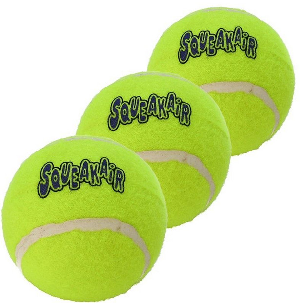 Pack Of 2 Dog Tennis Balls - Pet 2pc Puppy Animal Pet Toys Fun Durable