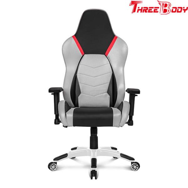 Sturdy Metal Frame Racing Gaming Chair Adjustable Armrest 83.5 * 65 * 32cm