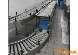 China Flexible Carbon Steel Gravity Roller Conveyor 800mm Width wholesale