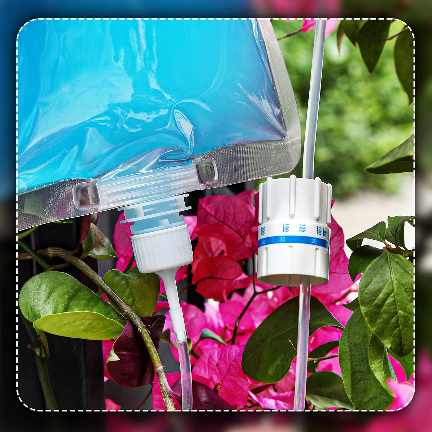 Plant Self Watering Bags With Adjustable Flow Regulators, Compact Automatic Drip Irrigation Kits, Indoor Plant Watering System For Small Potted Plants