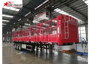 China Cargo Stake Side Wall Semi Trailer 60T Heavy Duty Load wholesale