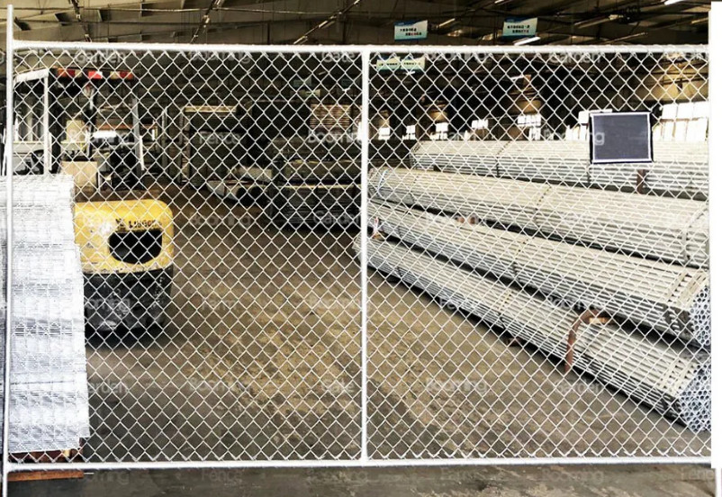 Portable 60g/M2 Galvanised Temporary Security Fence 2.1m High