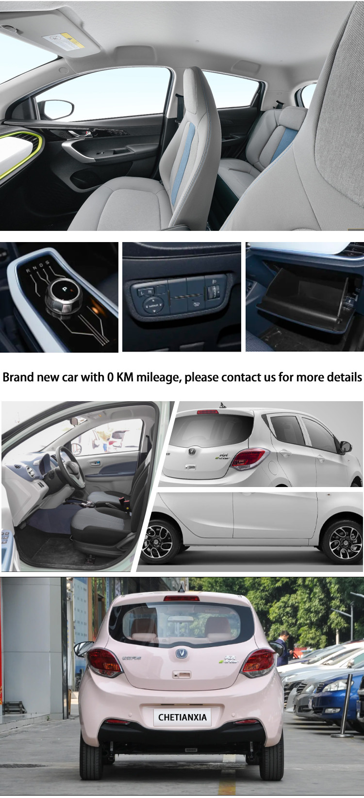 China Changan Used Car Vehicle Four Wheel Mini Electric 5 Door