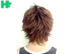 Dark Brown Synthetic Mens Hair Pieces Wigs Silky Straight Customized