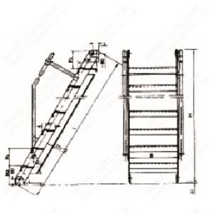 China Engine Room Inclined Ladder wholesale