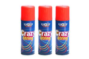 China SGS Party String Spray Birthday Wedding Celebration Crazy Streamer Can wholesale