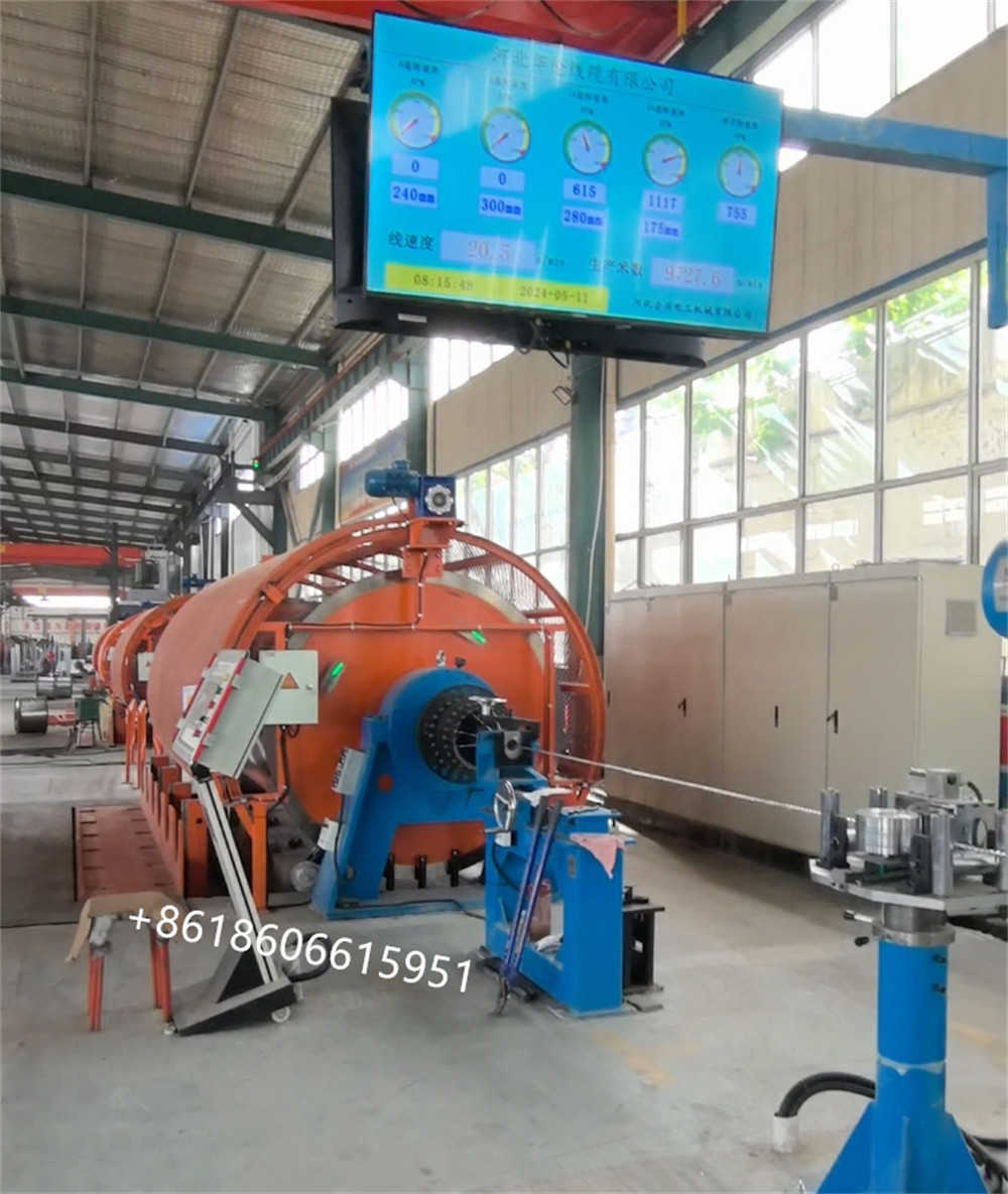 Mechanic And Electric Meter Counter Rigid Stranding Machine For Easy Wire Length Control
