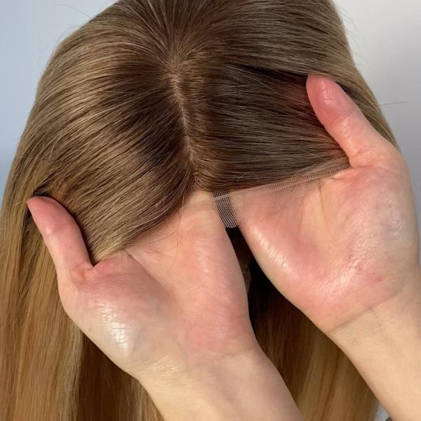 Post Surgical Scalp Medical Silicone Wigs / Chemotherapy Patients Wigs Medical