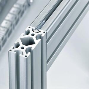 China 2560mm 3405mm 4200mm Anodized Aluminum Slotted Rail wholesale