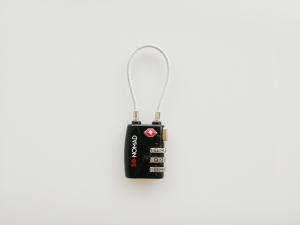 China 3 Dial TSA Approved Cable Locks TSA 719 63g For Suitcase / Travel Luggage wholesale