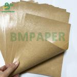 Unbleached Oilproof Snack Packing Box PE Coated Kraft Liner Board