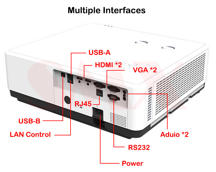 3LCD 3D Laser Projector 7000 Lumens Projector For Projection Mapping