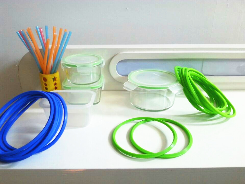 Food Grade Flat Silicone Gasket Ring , FDA Silicone High Temperature O Rings Seal