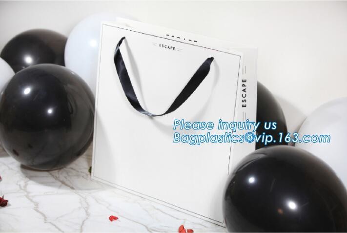 Luxury Metal Button Top Quality Gift Brown Paper Bags with Strong Handle,reusable ecofriendly customizable promotional l