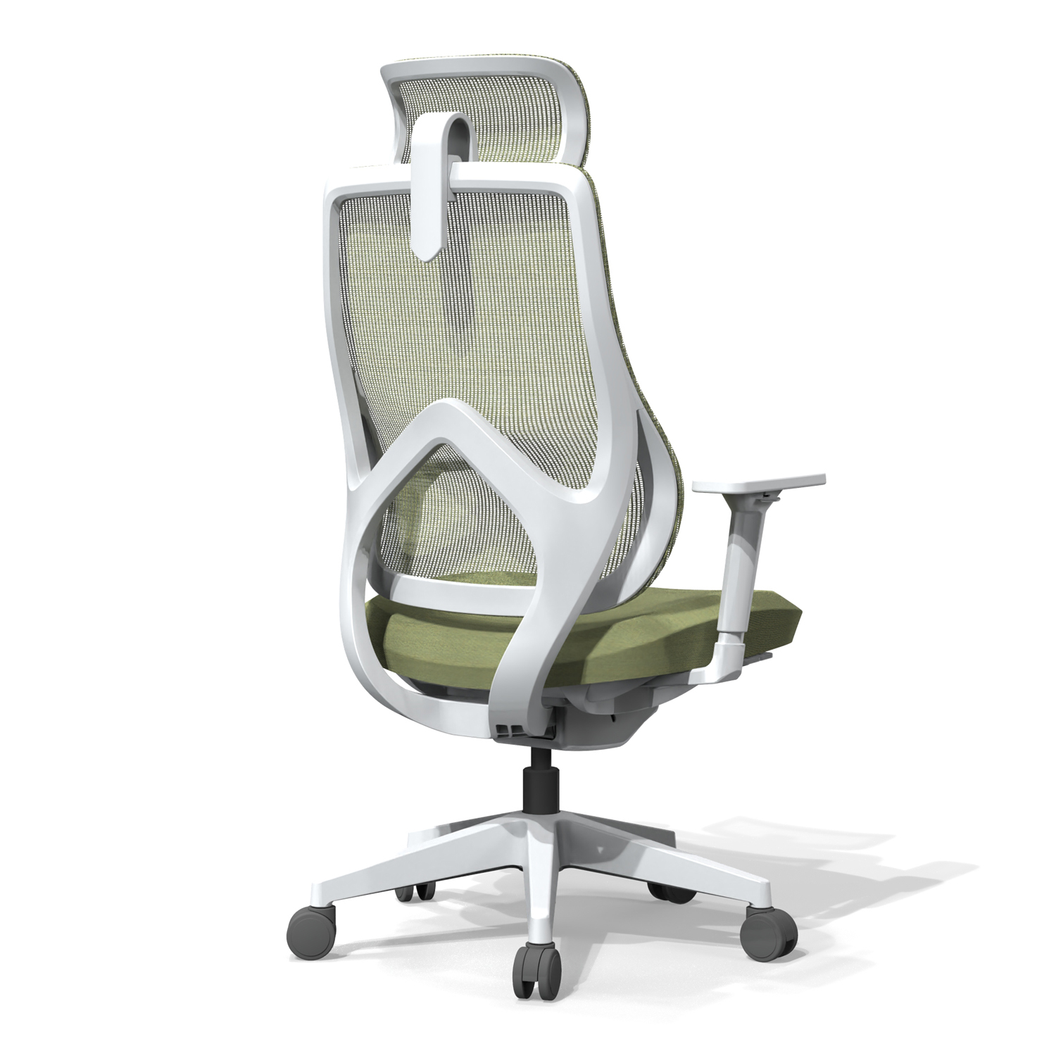 Drive-by-Wire Chassis Mechanism High Back Swivel Office Chair with Full Mesh Fabric