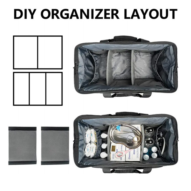 Custom Hospital Medical First Aid Bag Portable Clinical Black First Aid Bag