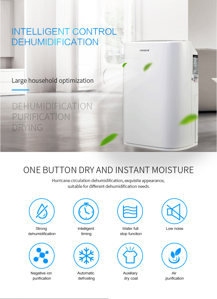 High Quality Popular New Style Greenhouse House Restoration Plastic 220v Home Dehumidifier
