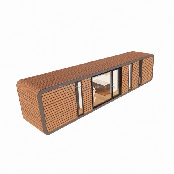 Affordable Family Housing 2 Bedroom Wooden House with Galvanized Steel Square Tube Structure and Garden