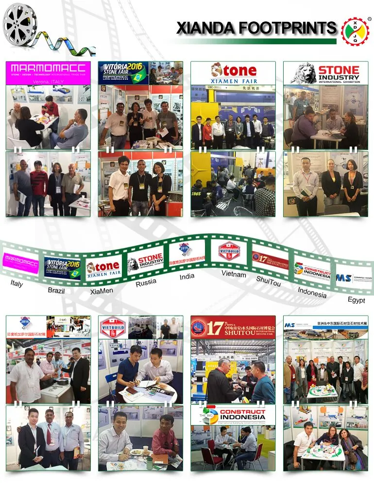 5 Axis PLC Bridge Cutting Machine Granite Quartz Marble Laser Stone Saw