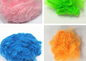 China 1.5D * 38MM Hollow Conjugated Fiber , Closed Virgin Reliance Polyester Fiber wholesale